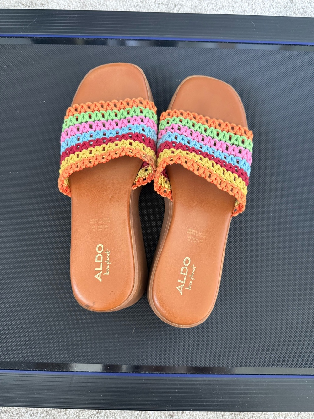 Platform Slide Sandals